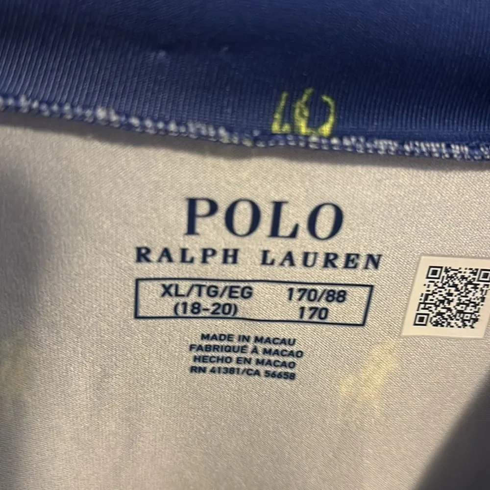 Polo Ralph Lauren Blue Youth swim shirt size xl